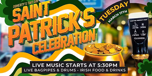 Doherty's 2026 St. Patrick's Day Celebration!