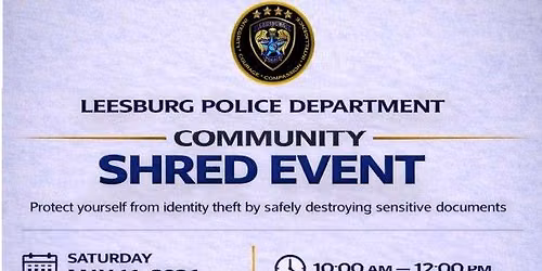 FREE SHRED EVENT @ the USB parking lot 27524 US HWY 27