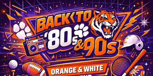 80s And 90s Orange and White Weekend