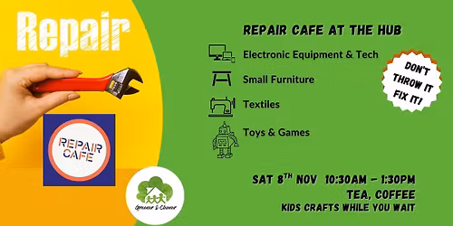 Repair Cafe at The Hub
