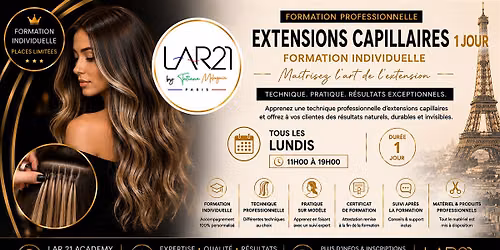 Formation Extensions Capillaires 1 Jour \u00e0 Paris | LAR 21 Academy