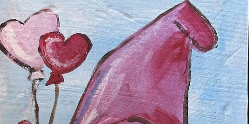 Valentine Gnome Paint and sip
