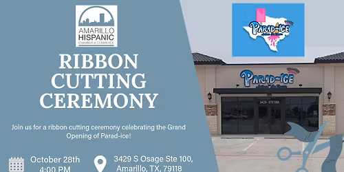 Ribbon Cutting Ceremony - Parad-Ice