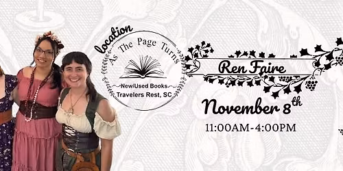 Ren Faire at As the Page Turns