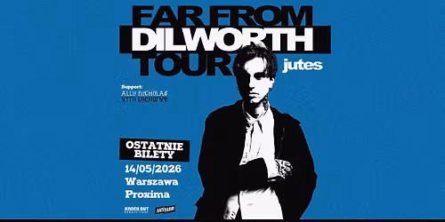 [VENUE UPGRADE] Jutes + Ally Nicholas \/ 14 V 2026 \/ Warszawa