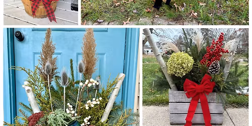 Winter Porch Pot Shopping Event