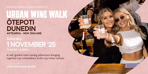 Urban Wine Walk | \u014ctepoti Dunedin (NZ)