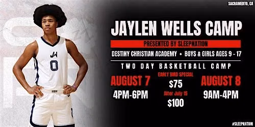 Jaylen Wells Basketball Camp SACRAMENTO
