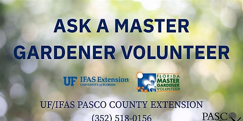 9-15-2026: Ask a Master Gardener Volunteer