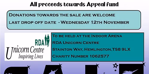 Unicorn Centre Tack Sale