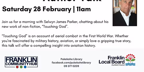 Selwyn Parker Author talk