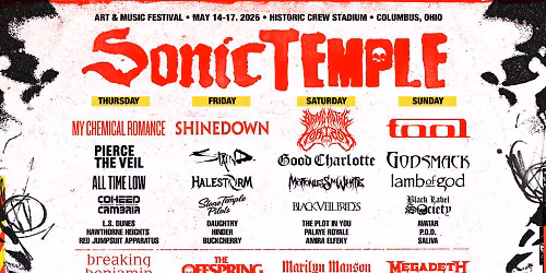 2026 Sonic Temple - Saturday at Historic Crew Stadium
