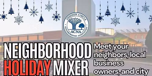 Neighborhood Holiday Mixer
