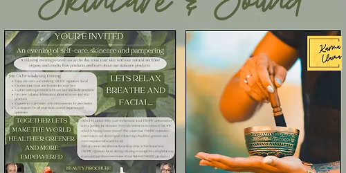 Skincare, restorative Yoga and Sound Healing