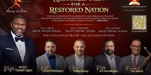 2026 Restored Men Restore Convention