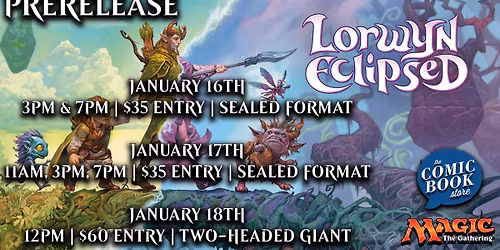 MTG Saturday Lorwyn Eclipsed Prerelease Events