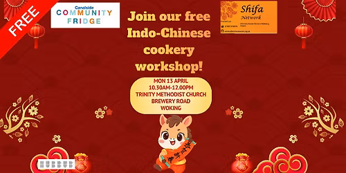 Free Indo-Chinese cookery workshop