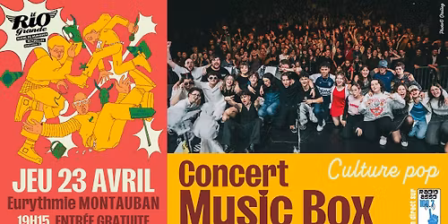 CONCERT MUSIC BOX (culture pop) - EURYTHMIE (Montauban)