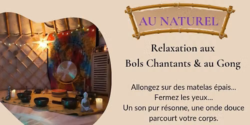 Relaxation aux Bols Chantants