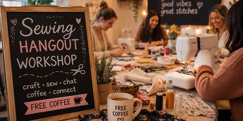 Stitch. Sip. Socialize. Calling all craft lovers \u2702\ufe0f