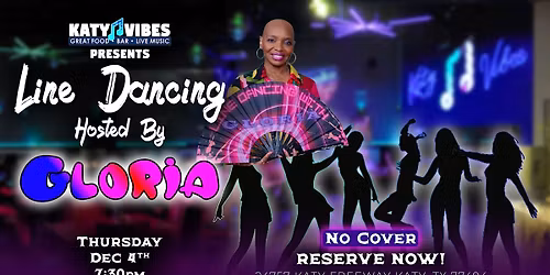 Line Dancing Hosted by Gloria at Katy Vibes!