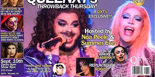 Throwback Thursday!!! an Exclusive QXT's Drag Show