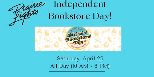 Independent Bookstore Day! 