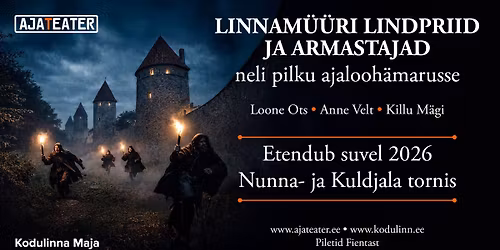 LINNAM\u00dc\u00dcRI LINDPRIID JA ARMASTAJAD. Neli pilku ajalooh\u00e4marusse.