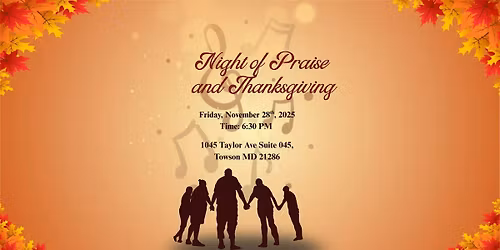 Night of Praise and Thanksgiving