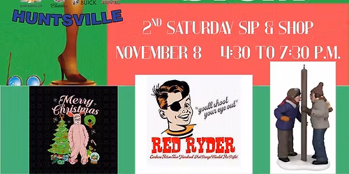 2nd Saturday Sip & Shop--A Christmas Story