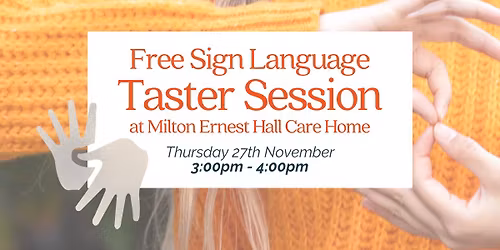 Free Sign Language Taster Workshop