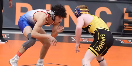 Parking Presbyterian Blue Hose at Chattanooga Mocs Wrestling