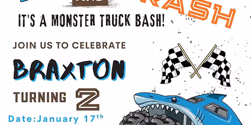 Join us to celebrate Braxton turning 2 \ud83c\udf88