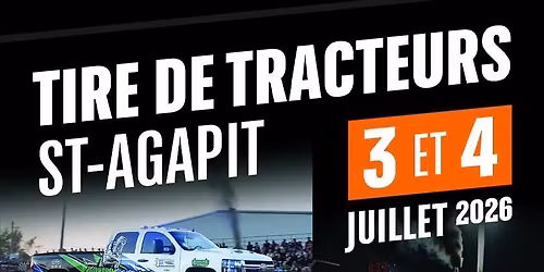 TIRE DE TRACTEURS ST-AGAPIT 2026