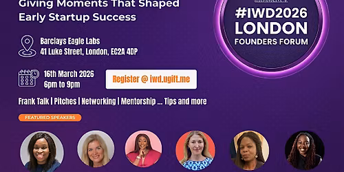 Momentum: Giving Moments That shaped Early Startup Success #IWD2026