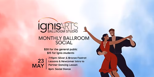 Red, White and Blue Ignis Arts Social Dance: Memorial Day Social Dance