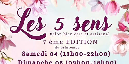 Salon bien \u00eatre et artisanal les 5 sens