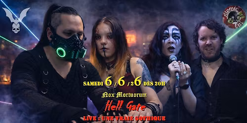 NOX MORTUORUM : Live Une Vraie Gothique + Dj Freaky D & Dj Miss Spooky Queen