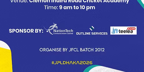 JPL- Jamuna Premiere League Dhaka 2026