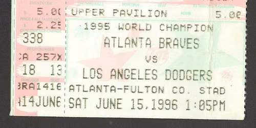 Los Angeles Dodgers at Atlanta Braves at Truist Park