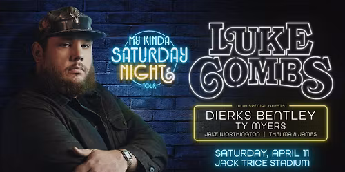 Parking Luke Combs with Dierks Bentley, Ty Myers, Jake Worthington and Thelma & James