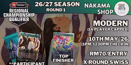 Regional Championship Qualifier 26-27 Round 1