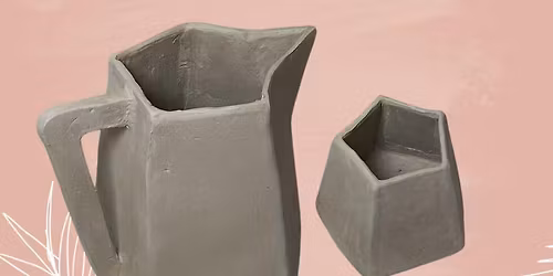 Pitcher and Cup Clay Hand Building Class
