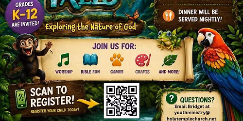Vacation Bible School 2026: Rainforest Falls