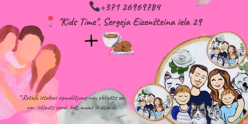 "VEC\u0100KS + B\u0112RNS" - \u0122imenes portrets uz koka