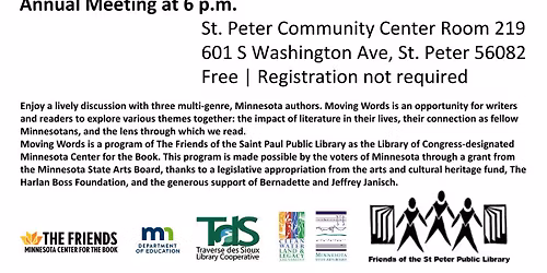 Moving Words Author Panel and Annual Meeting