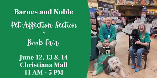 Barnes & Noble Pet Affection Section & Book Fair