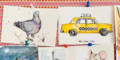 DROP-IN WORKSHOP: Watercolor Postcards