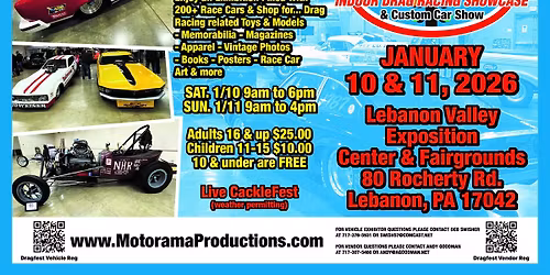 Dragfest - Indoor Drag Racing Showcase and Custom Car Show