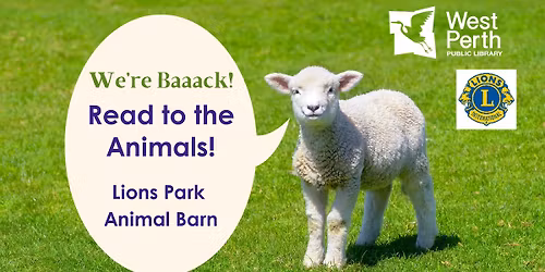 Read to the Animals with the West Perth Public Library